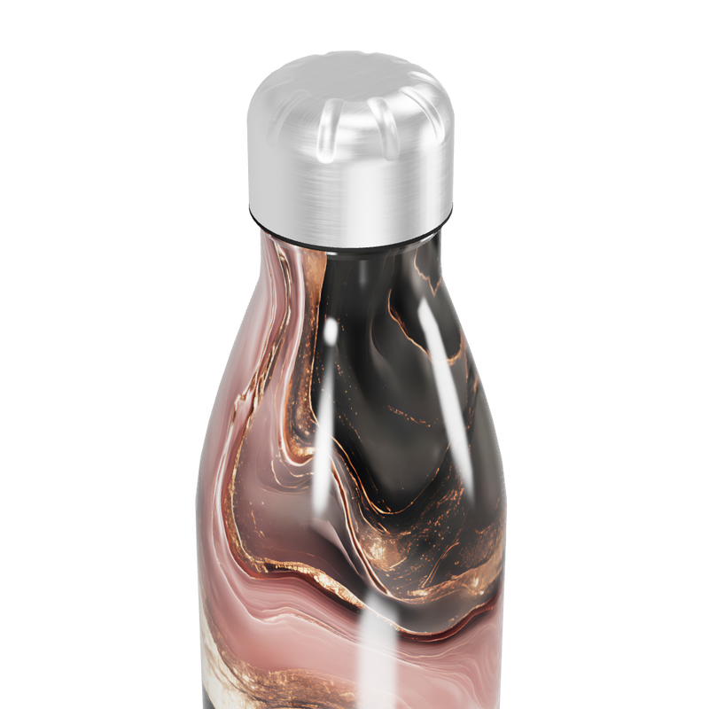 Garrafa Inox Estampa Mármore