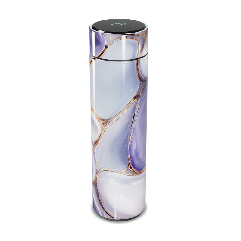 Garrafa Térmica Touch - Mármore Roxo Digital