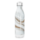 Garrafa Inox - Marmorizada Branco e Dourado