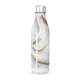Garrafa Inox - Marmorizada Branco e Dourado