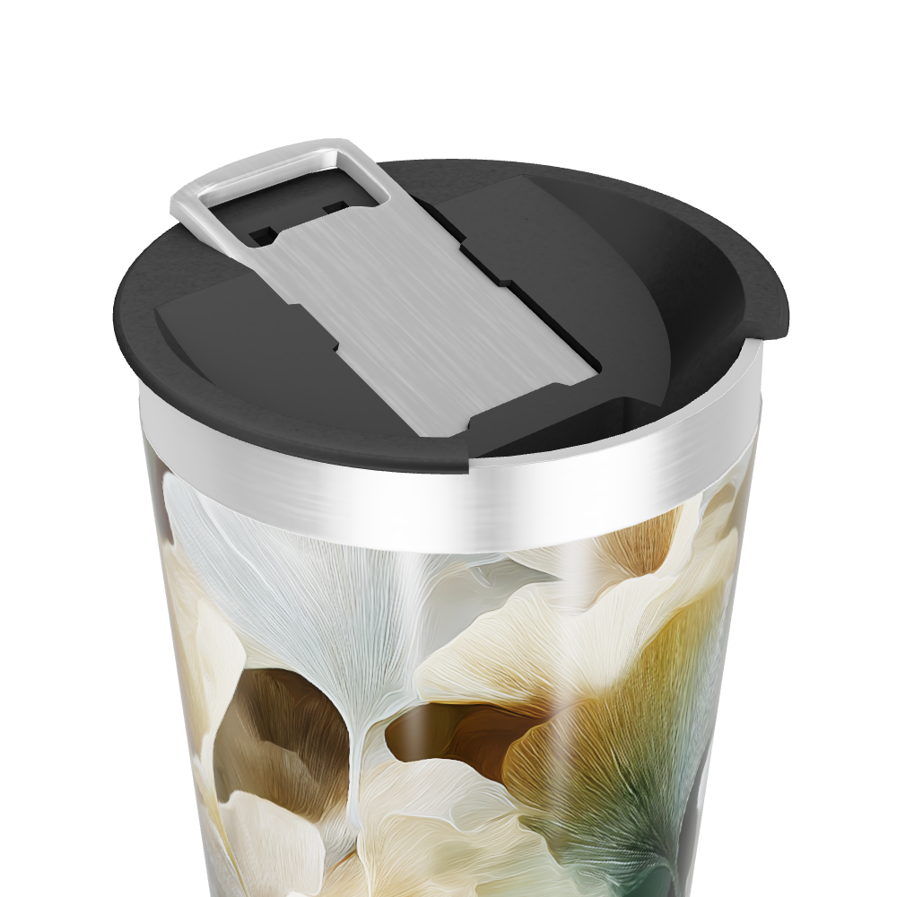 Copo Térmico - Estampa Floral Aquarela