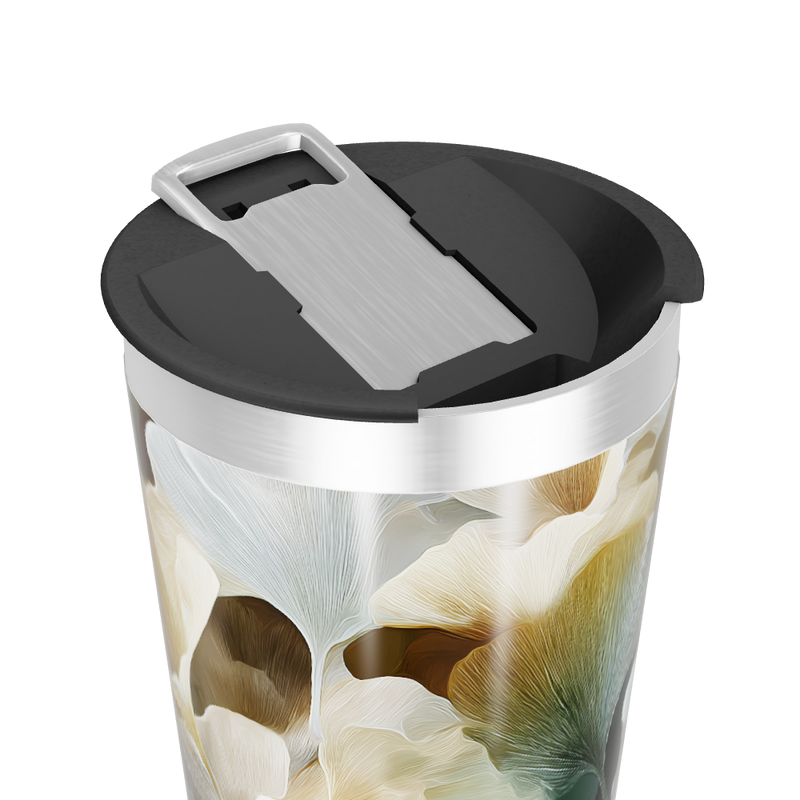 Copo Térmico - Estampa Floral Aquarela