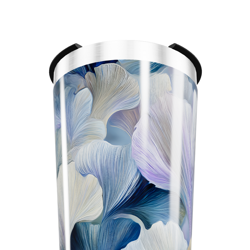 Copo Térmico - Estampa Floral Azul