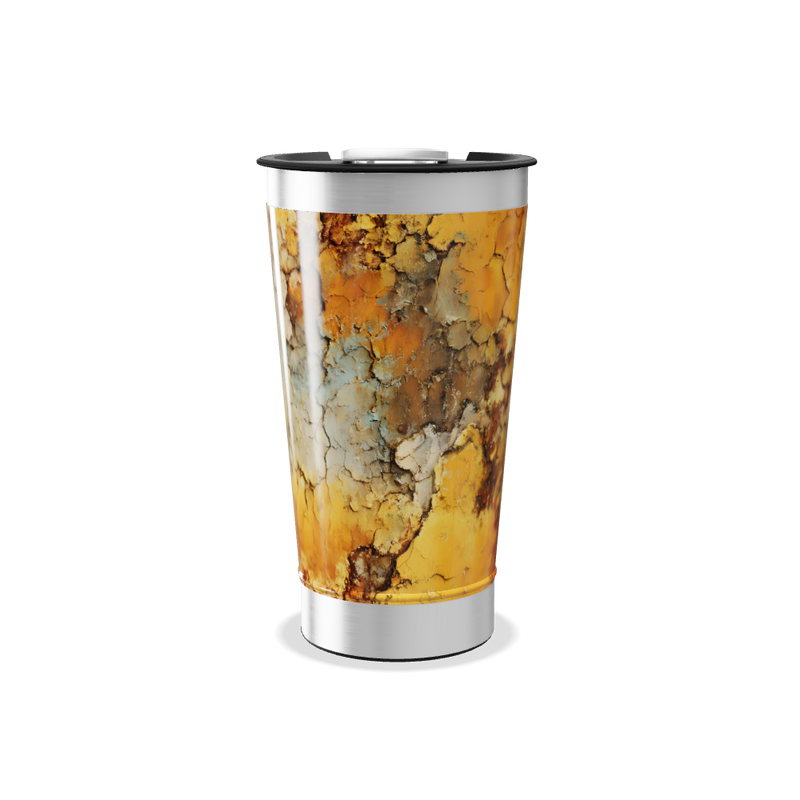 Copo Térmico - Estampa Rachada Colorida