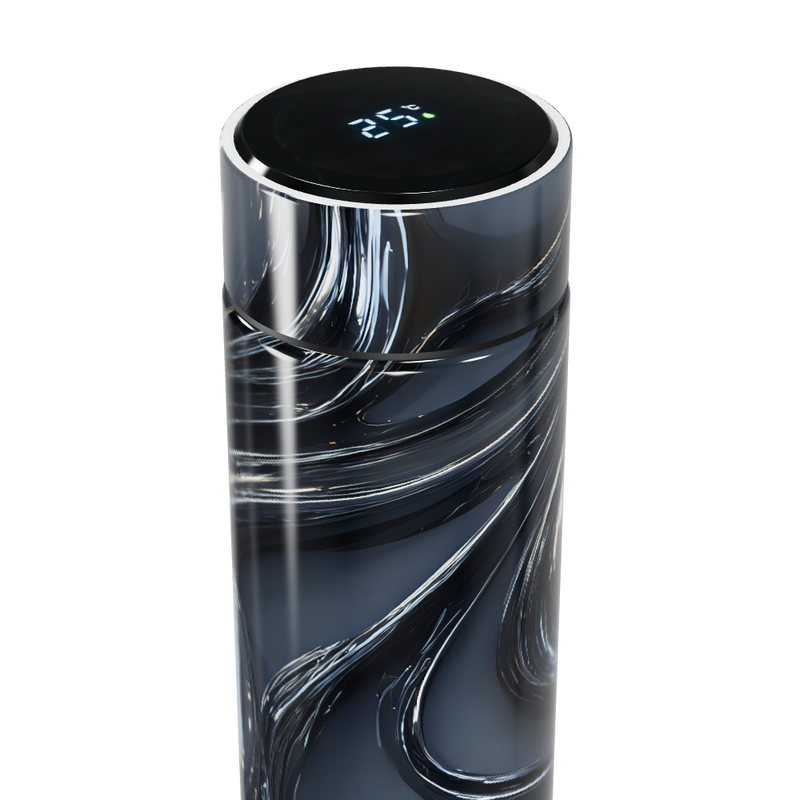Garrafa Térmica Touch - Design Preto Metálico