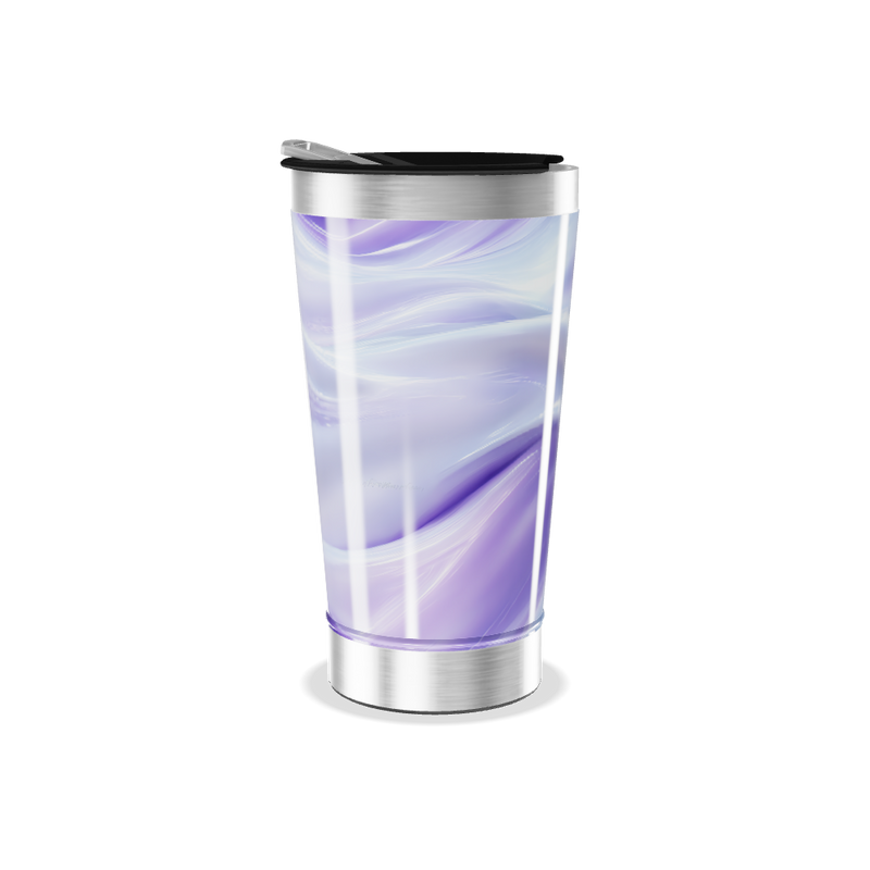 Copo Térmico - Roxo Marmorizado Aço Inox