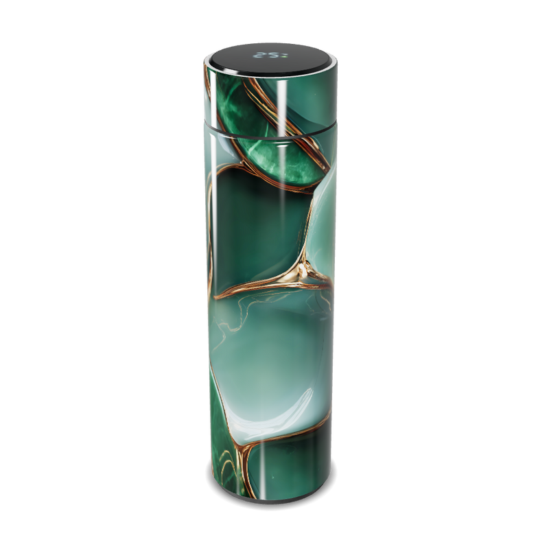 Garrafa Térmica Touch - Verde Marmorizada