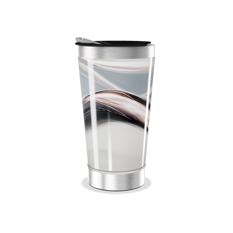 Copo Térmico - Inox com Estampa Ondas