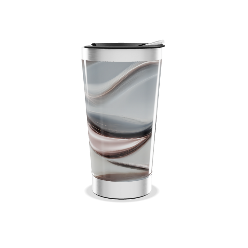 Copo Térmico - Inox com Estampa Ondas