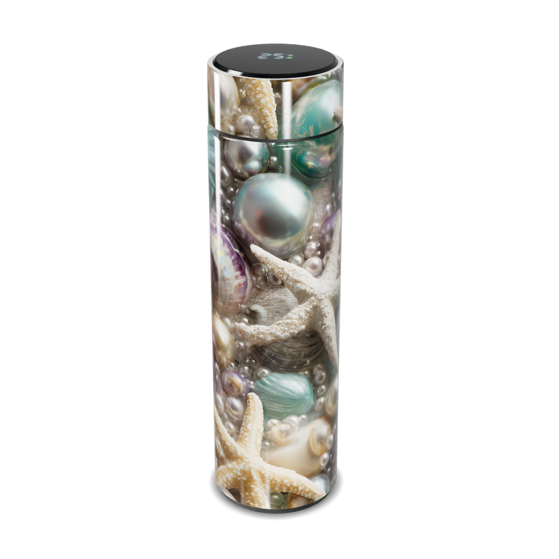 Garrafa Térmica Touch - Estampa Marítima Perolada