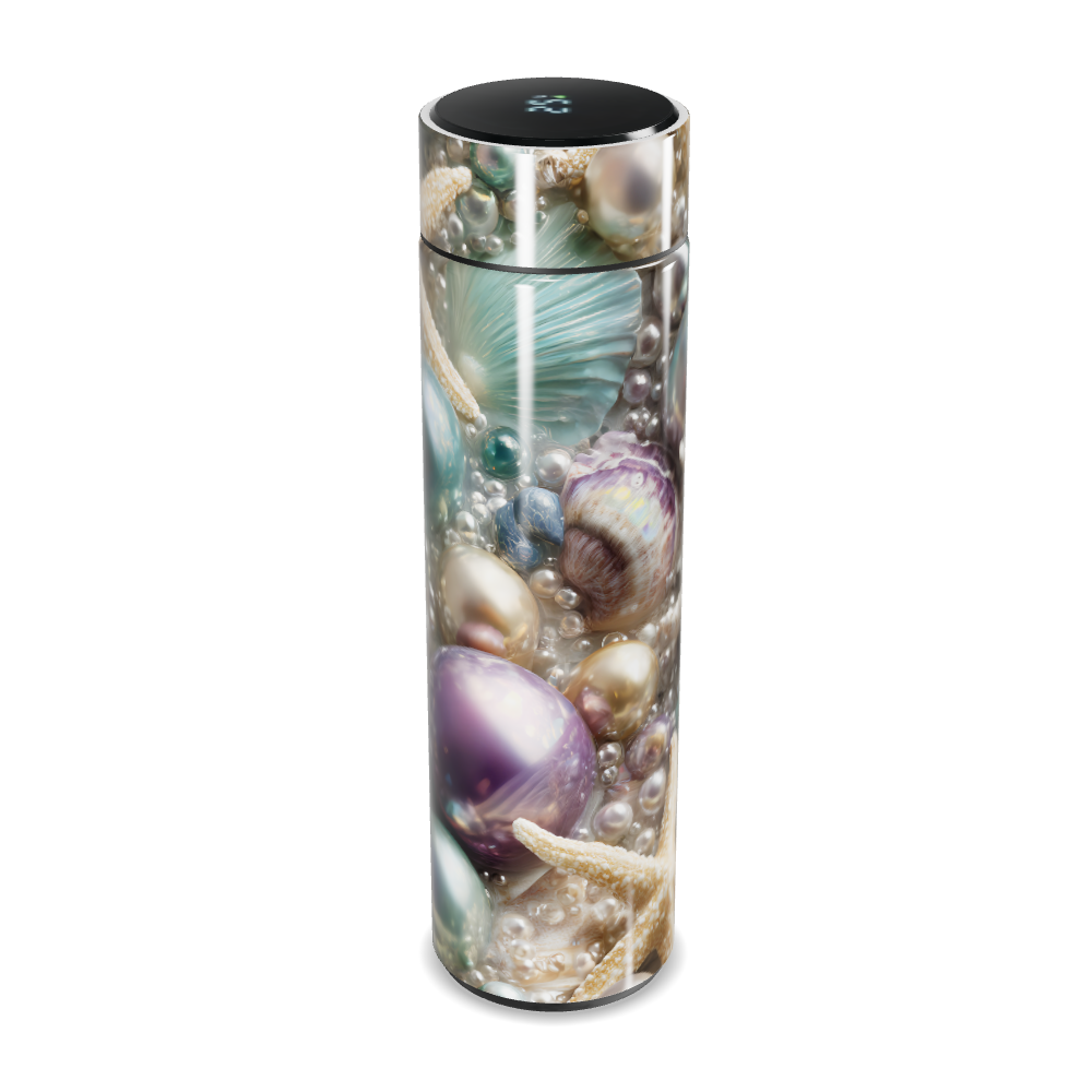 Garrafa Térmica Touch - Estampa Marítima Perolada