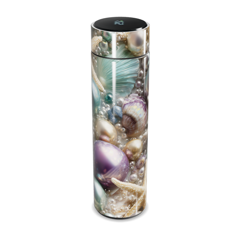 Garrafa Térmica Touch - Estampa Marítima Perolada