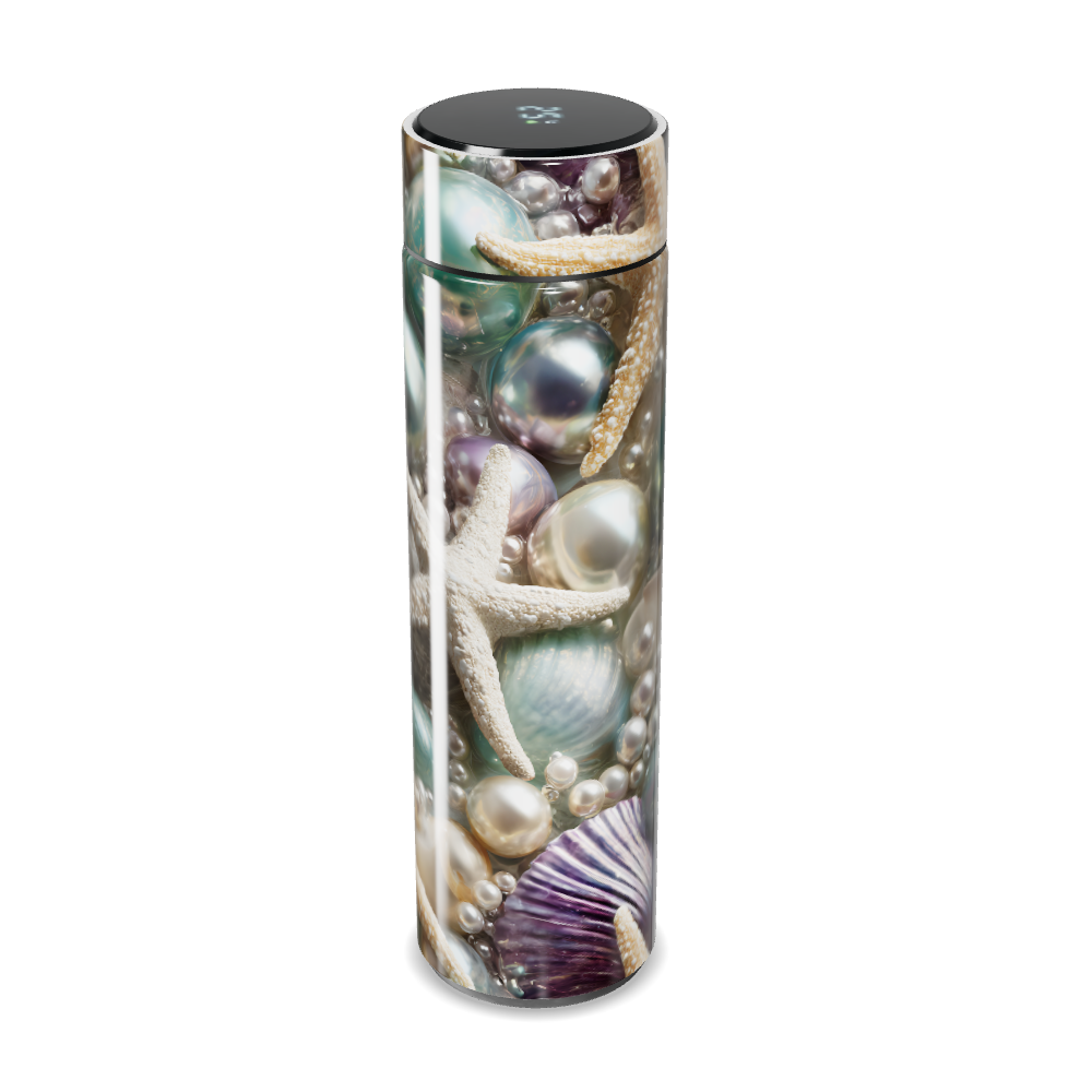 Garrafa Térmica Touch - Estampa Marítima Perolada