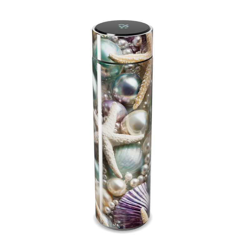 Garrafa Térmica Touch - Estampa Marítima Perolada