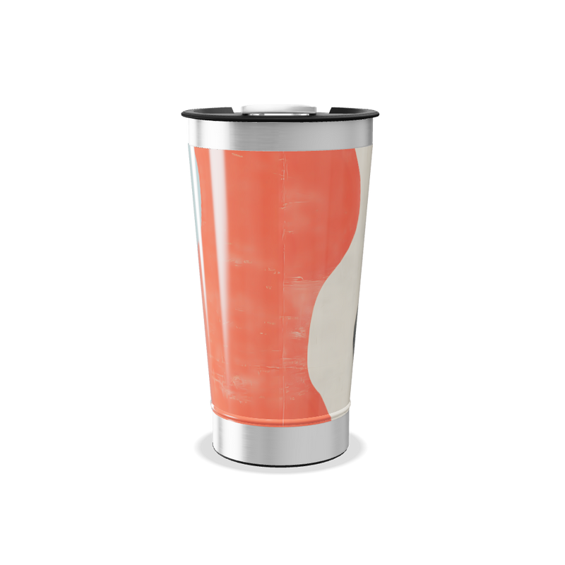 Copo Térmico - Preto Mármore Aço Inox