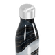 Garrafa Inox - Preta com Estampa Marmorizada