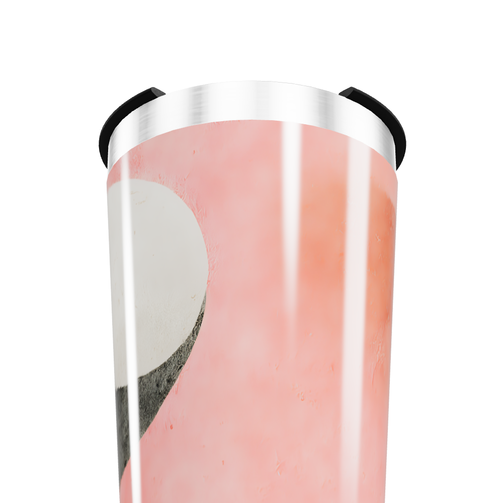 Copo Térmico - Rosa com Design Moderno