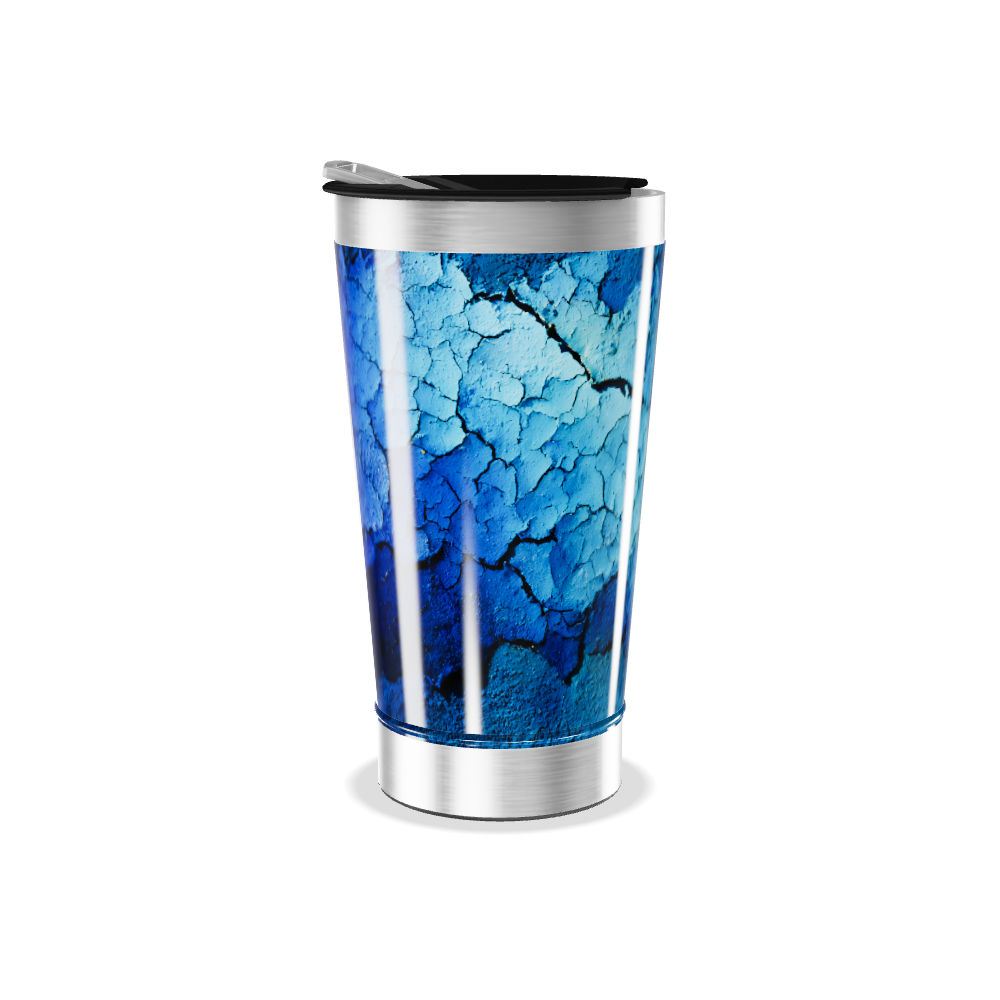 Copo Térmico - Azul Texturizado Inox