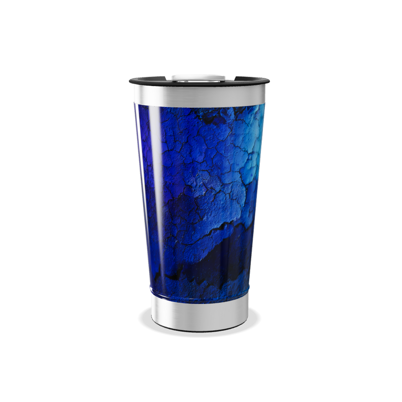 Copo Térmico - Azul Texturizado Inox