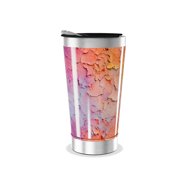 Copo Térmico - Estampa Texturizada Colorida