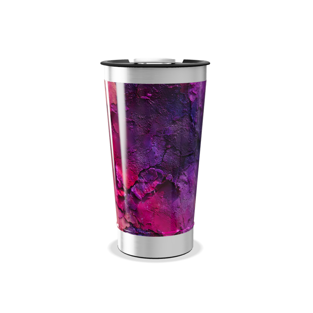 Copo Térmico - Estampa Abstrata Colorida