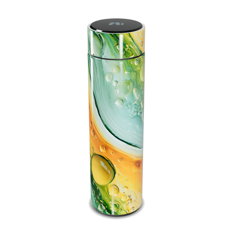 Garrafa Térmica Touch - Design Abstrato Colorido