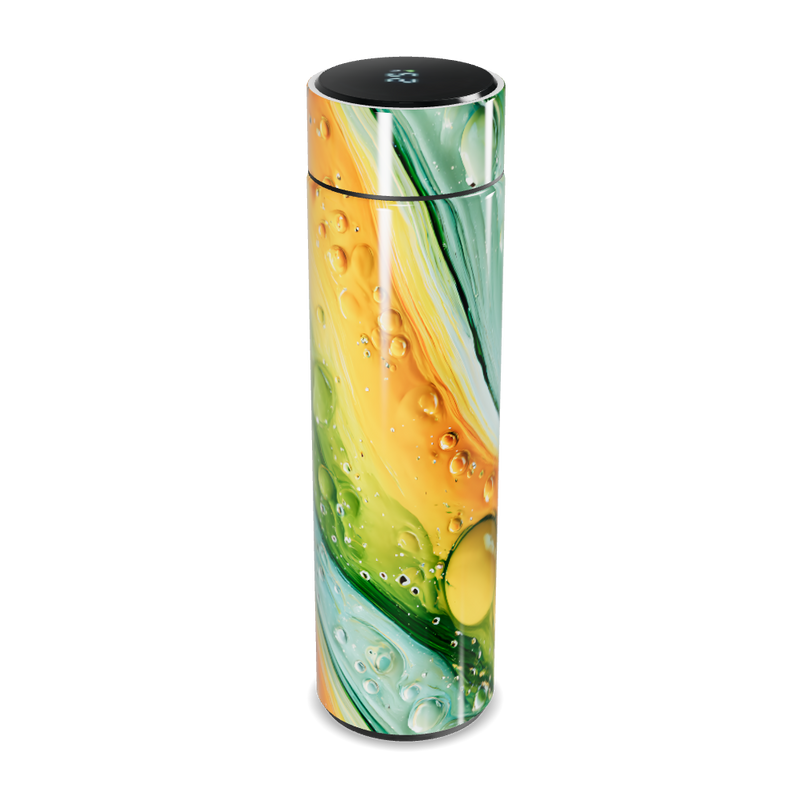 Garrafa Térmica Touch - Design Abstrato Colorido