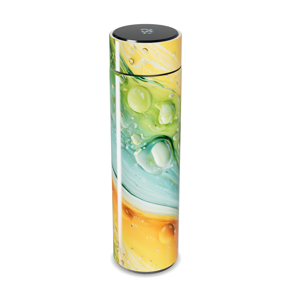 Garrafa Térmica Touch - Design Abstrato Colorido