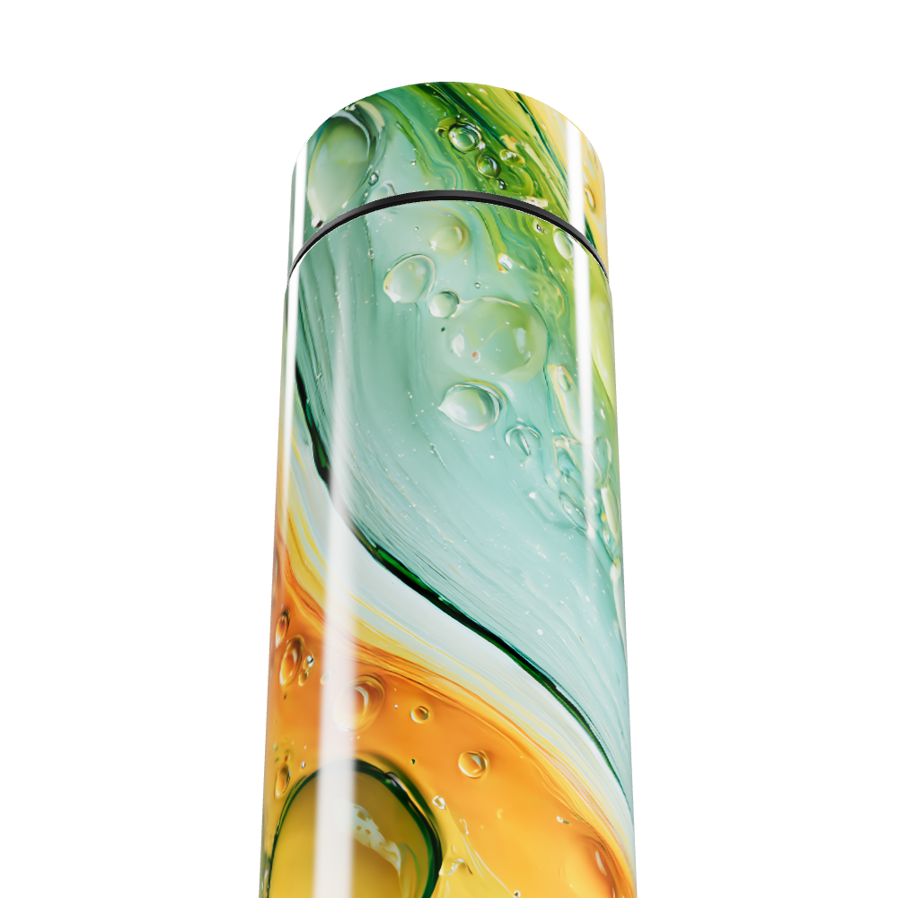 Garrafa Térmica Touch - Design Abstrato Colorido