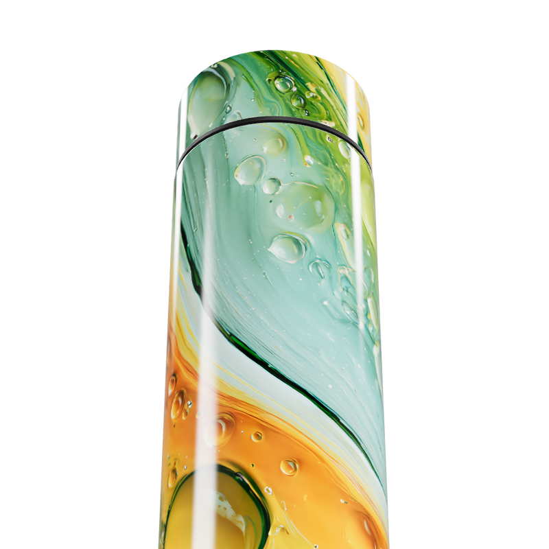 Garrafa Térmica Touch - Design Abstrato Colorido