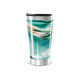 Copo Térmico - Estampa Verde Abstrata
