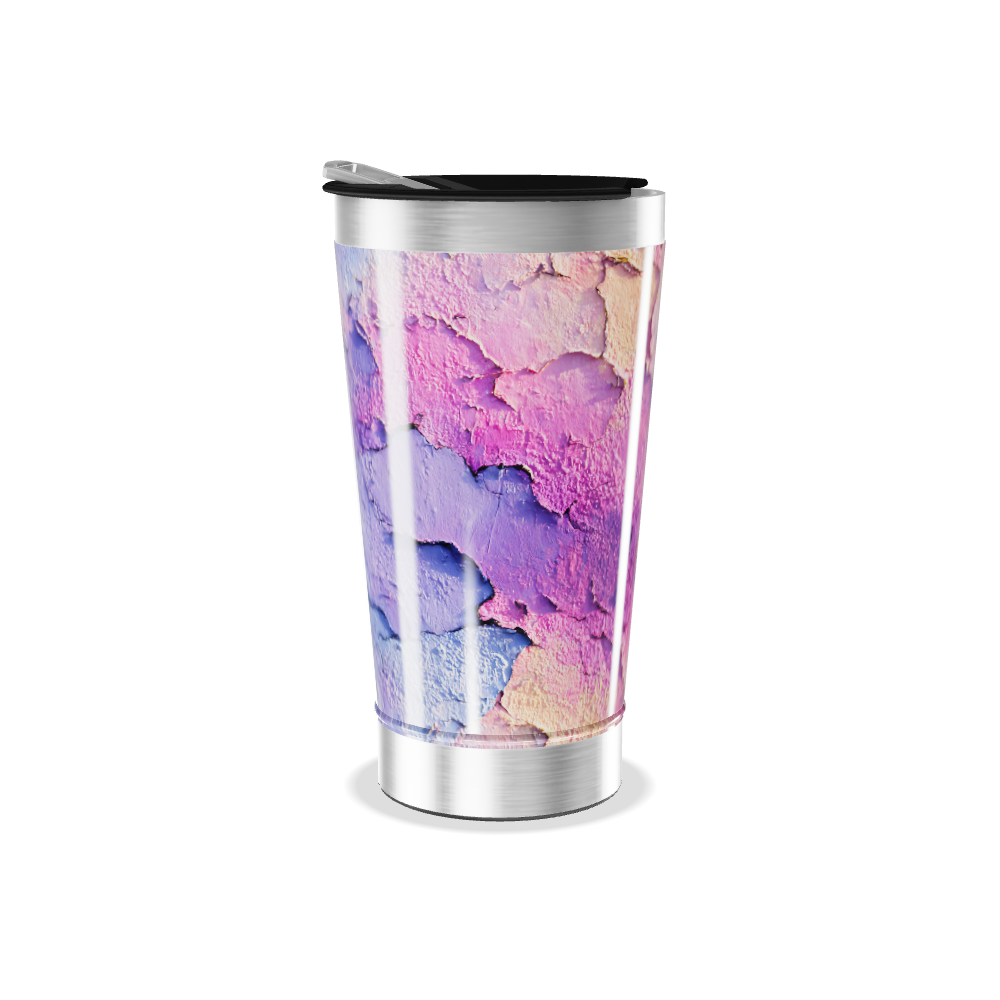 Copo Térmico - Estampa Texturizada Roxa