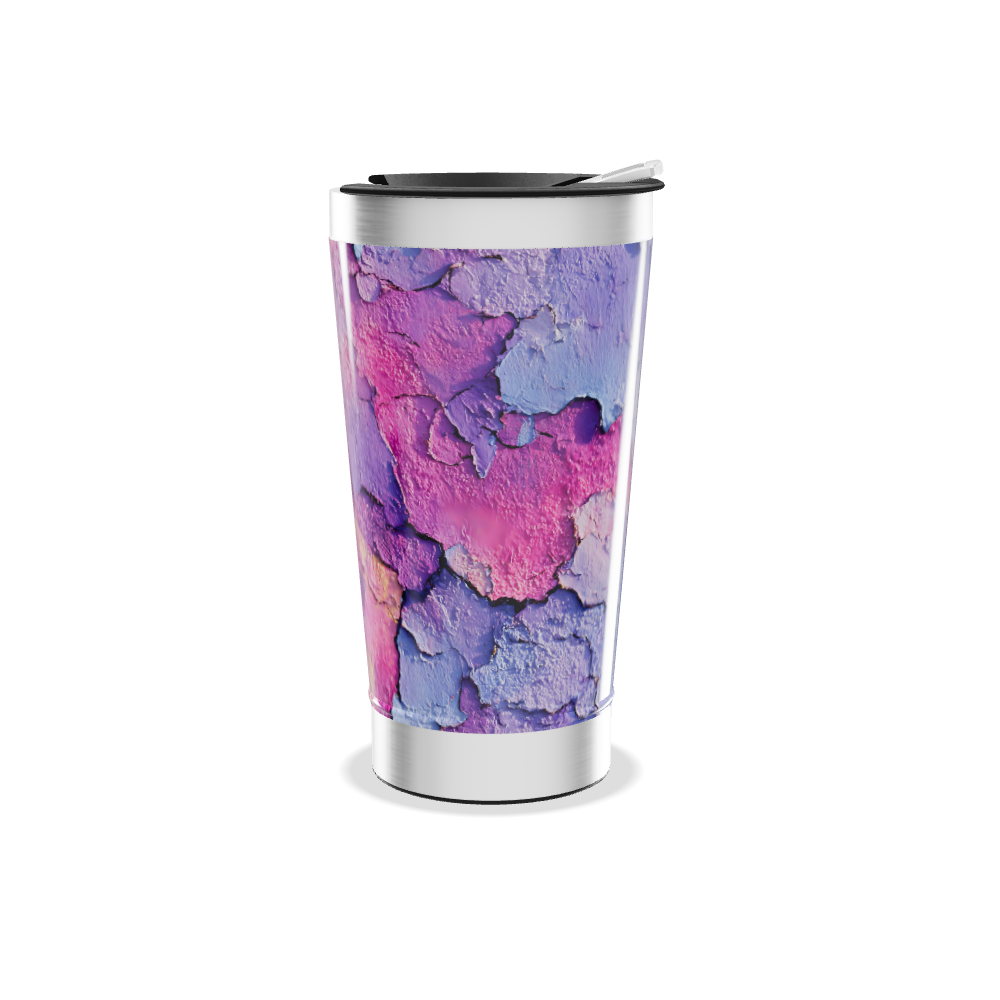 Copo Térmico - Estampa Texturizada Roxa