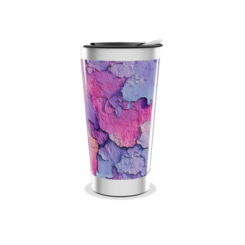 Copo Térmico - Estampa Texturizada Roxa