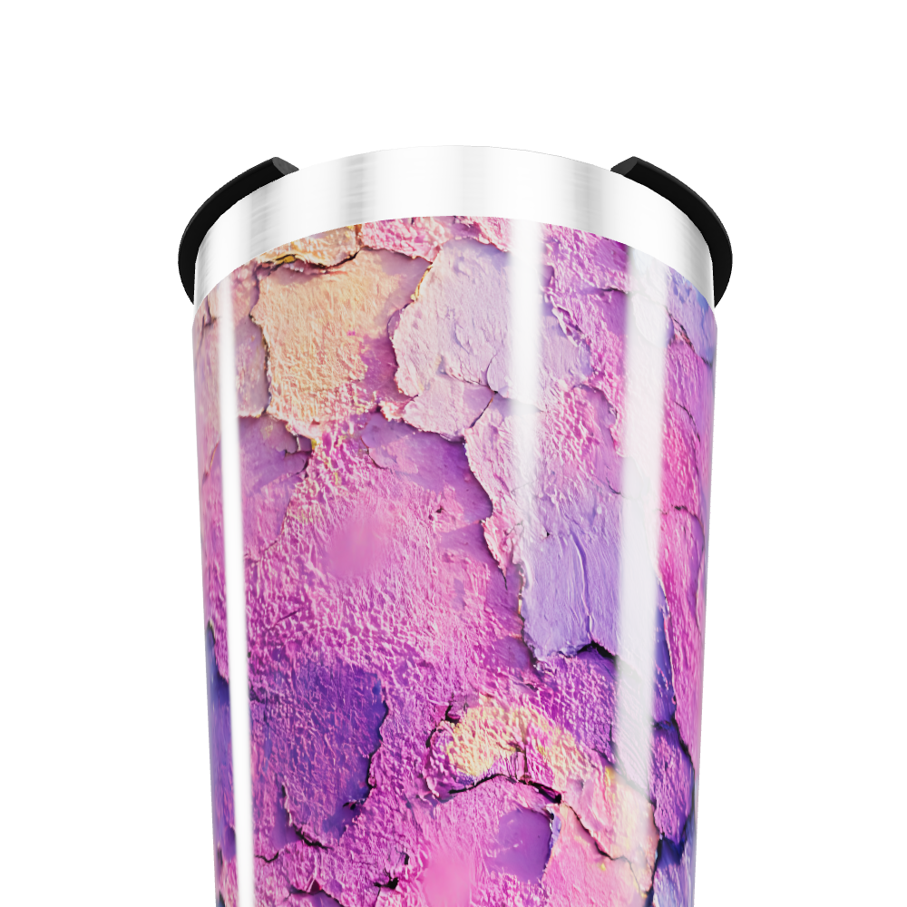 Copo Térmico - Estampa Texturizada Roxa