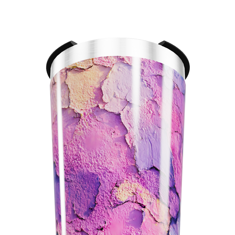 Copo Térmico - Estampa Texturizada Roxa