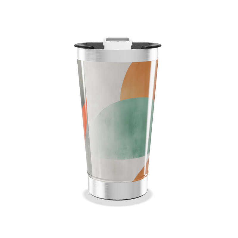 Copo Térmico - Estampa Abstrata Colorida