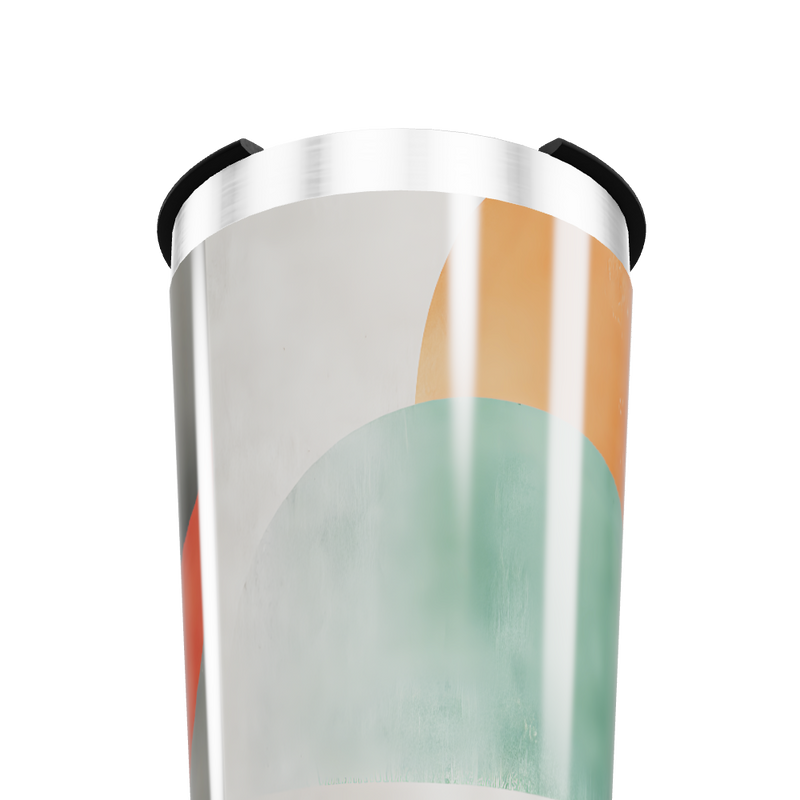 Copo Térmico - Estampa Abstrata Colorida