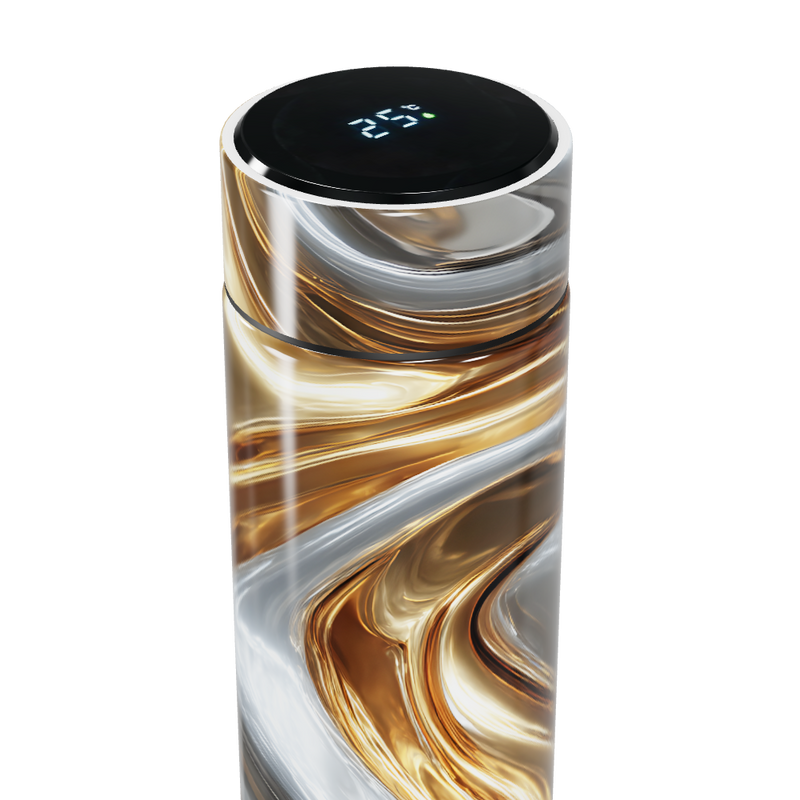 Garrafa Térmica Touch - Design Marmorizado