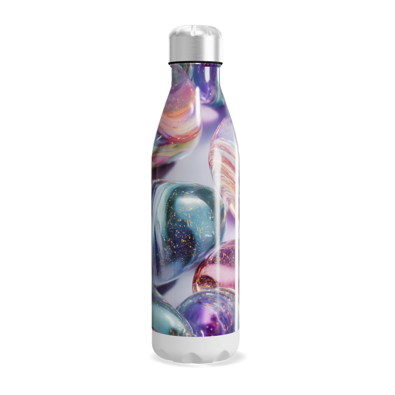 Garrafa Inox - Estampa Cósmica Colorida