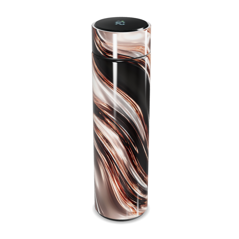 Garrafa Térmica Touch - Marmorizada preta