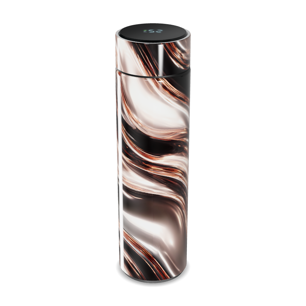 Garrafa Térmica Touch - Marmorizada preta