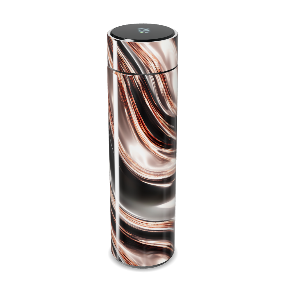 Garrafa Térmica Touch - Marmorizada preta