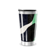 Copo Térmico - Verde com Estampa Abstrata