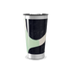 Copo Térmico - Verde com Estampa Abstrata