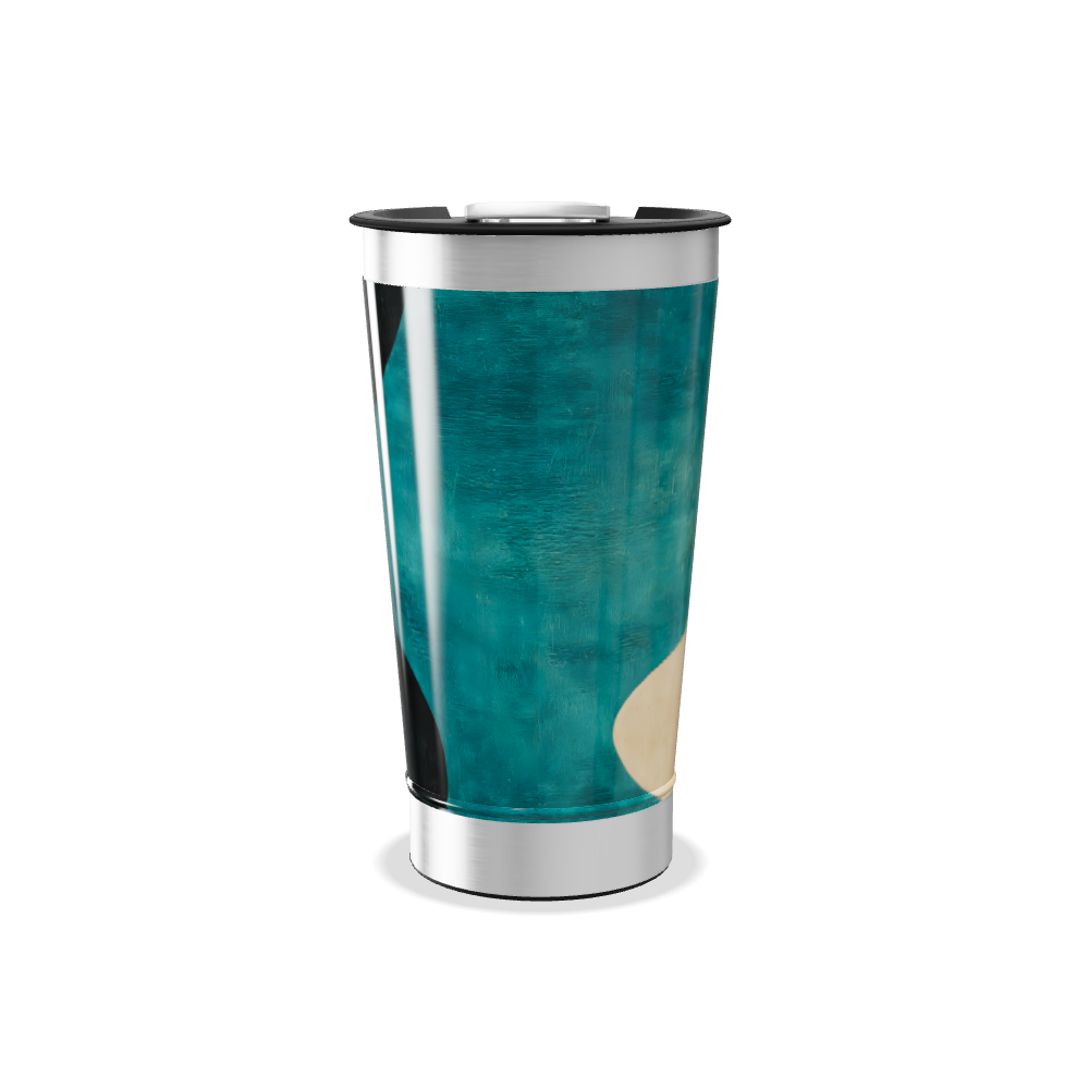 Copo Térmico - Estampa Abstrata Colorida