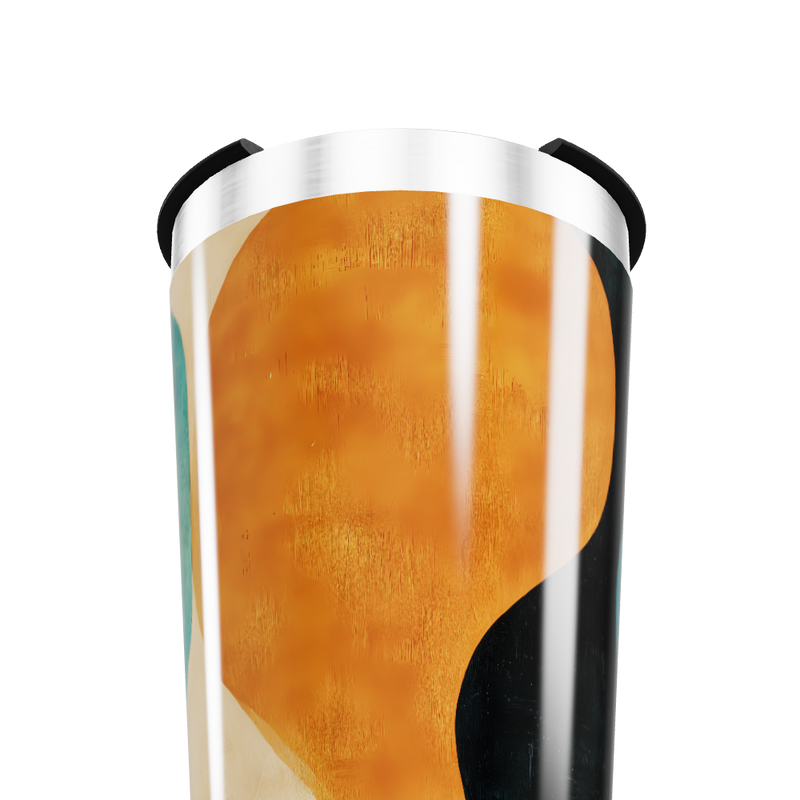 Copo Térmico - Estampa Abstrata Colorida