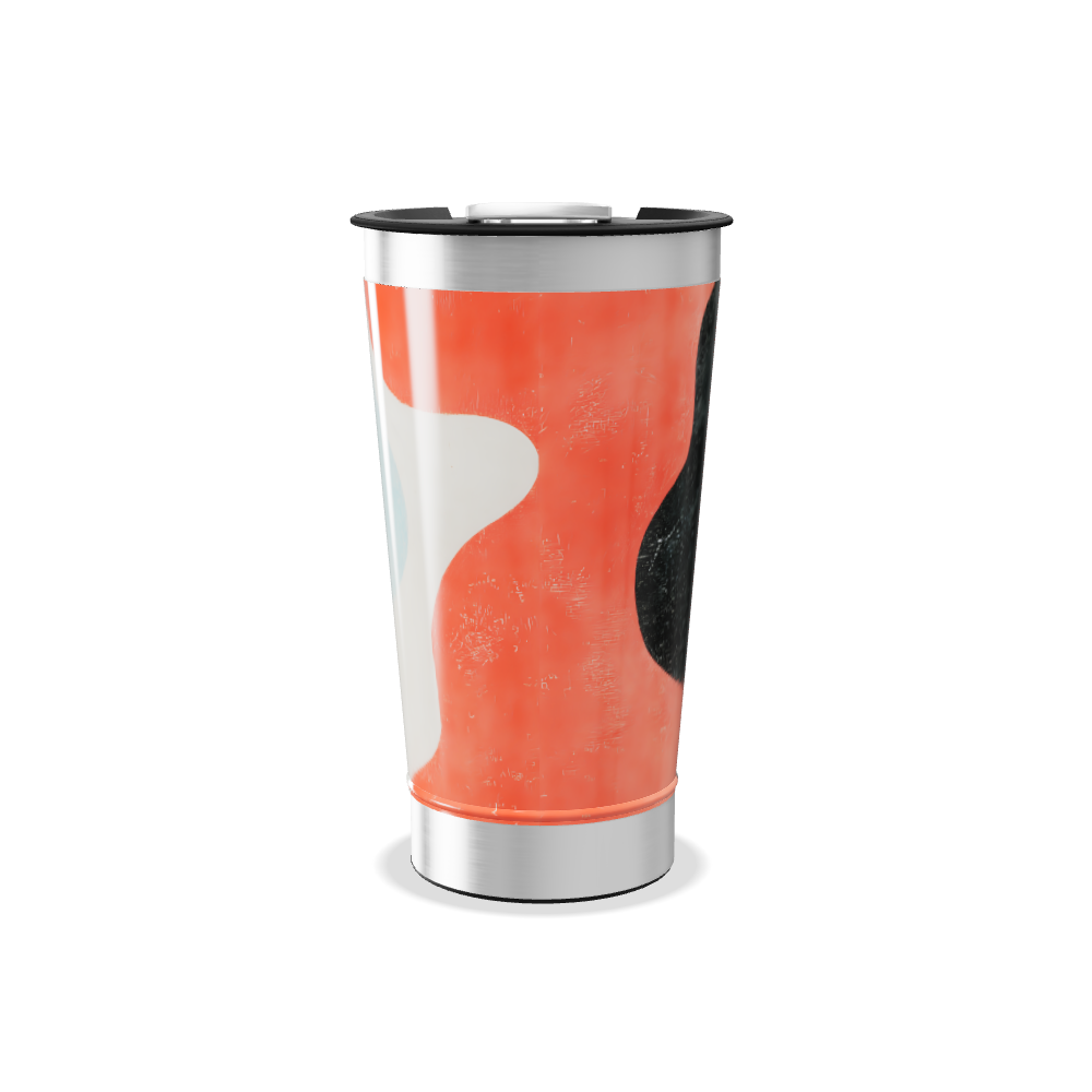 Copo Térmico - Azul com Design Curvo