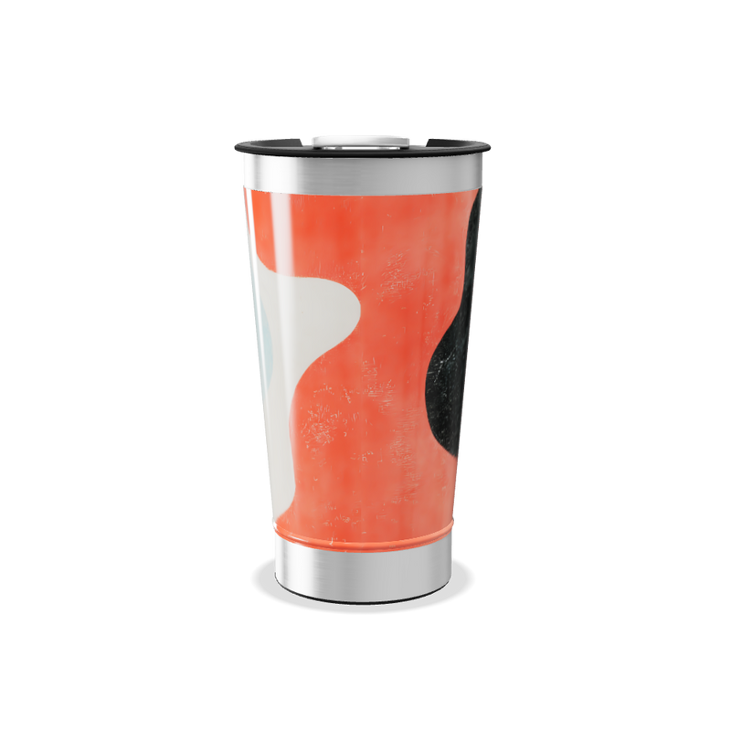 Copo Térmico - Azul com Design Curvo