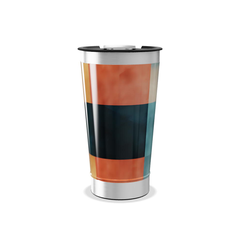 Copo Térmico - Estampa Geométrica Colorida